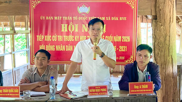 Hội nghị tiếp xúc cử tri trước kỳ họp thường lệ cuối năm 2026
